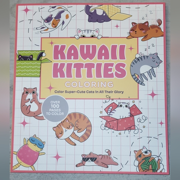 Other - Kawaii Kitties Coloring Book NEW